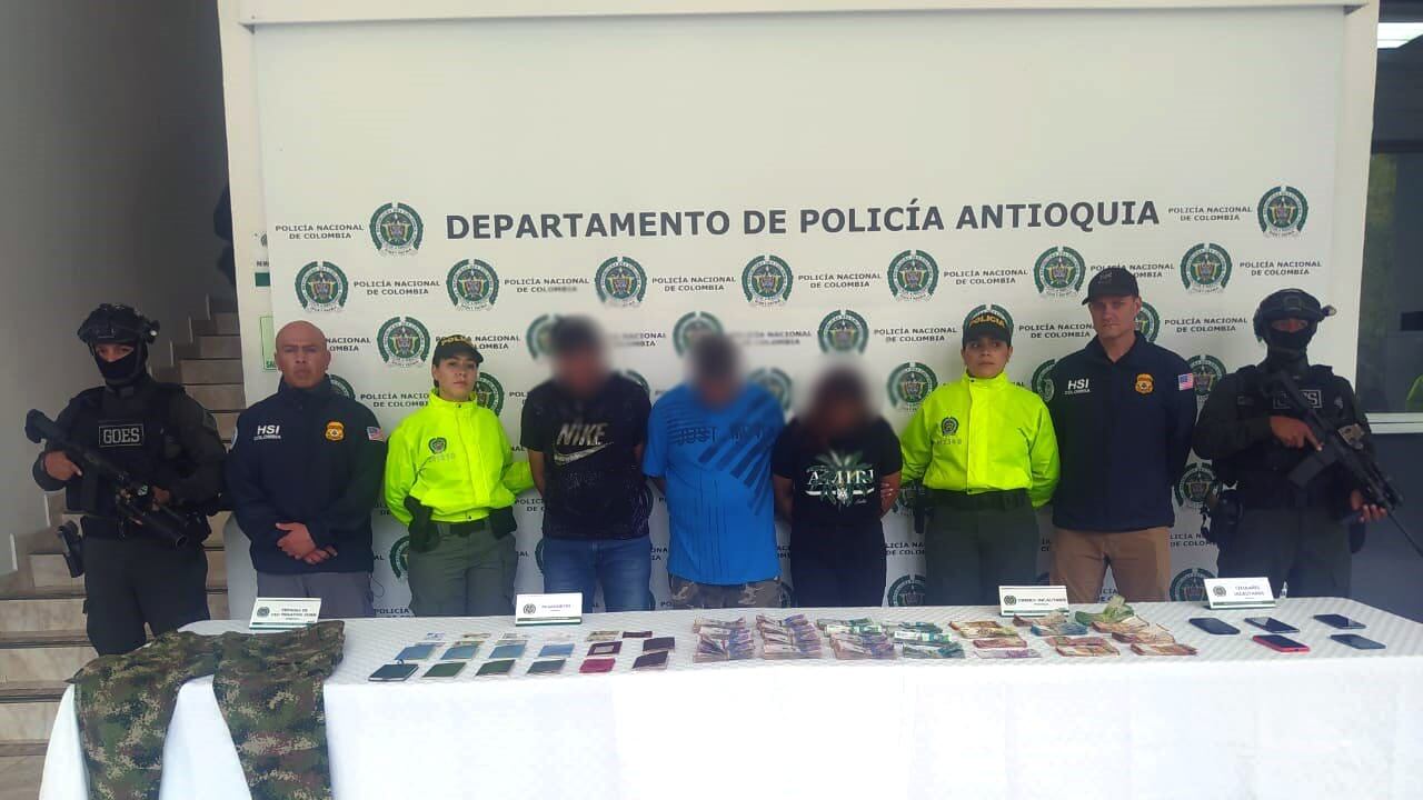 Personas capturadas por tráfico de migrantes.