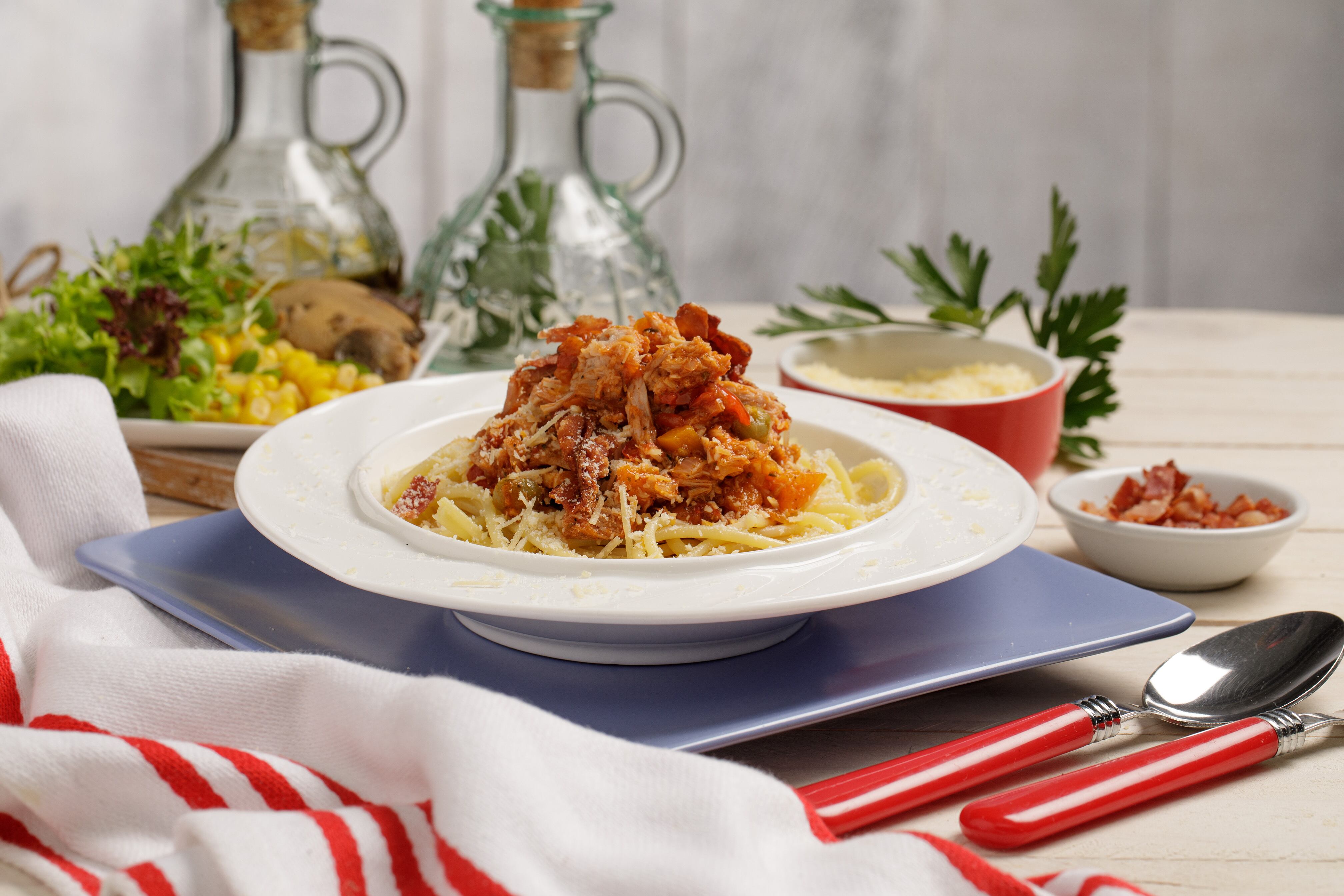 Pasta con atún Zenú.