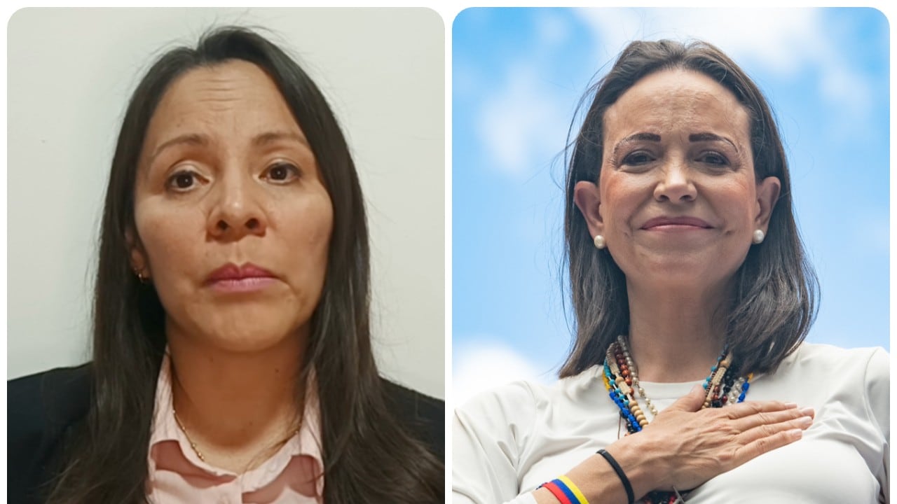 Bárbara César Siero y María Corina Machado