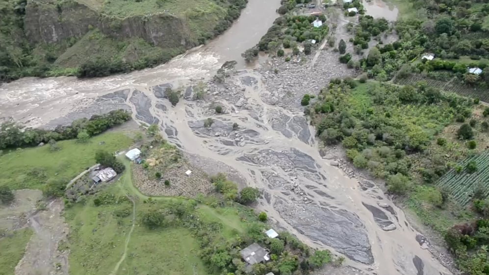 Quetame (Cundinamarca), en medio de la ola invernal de 2025