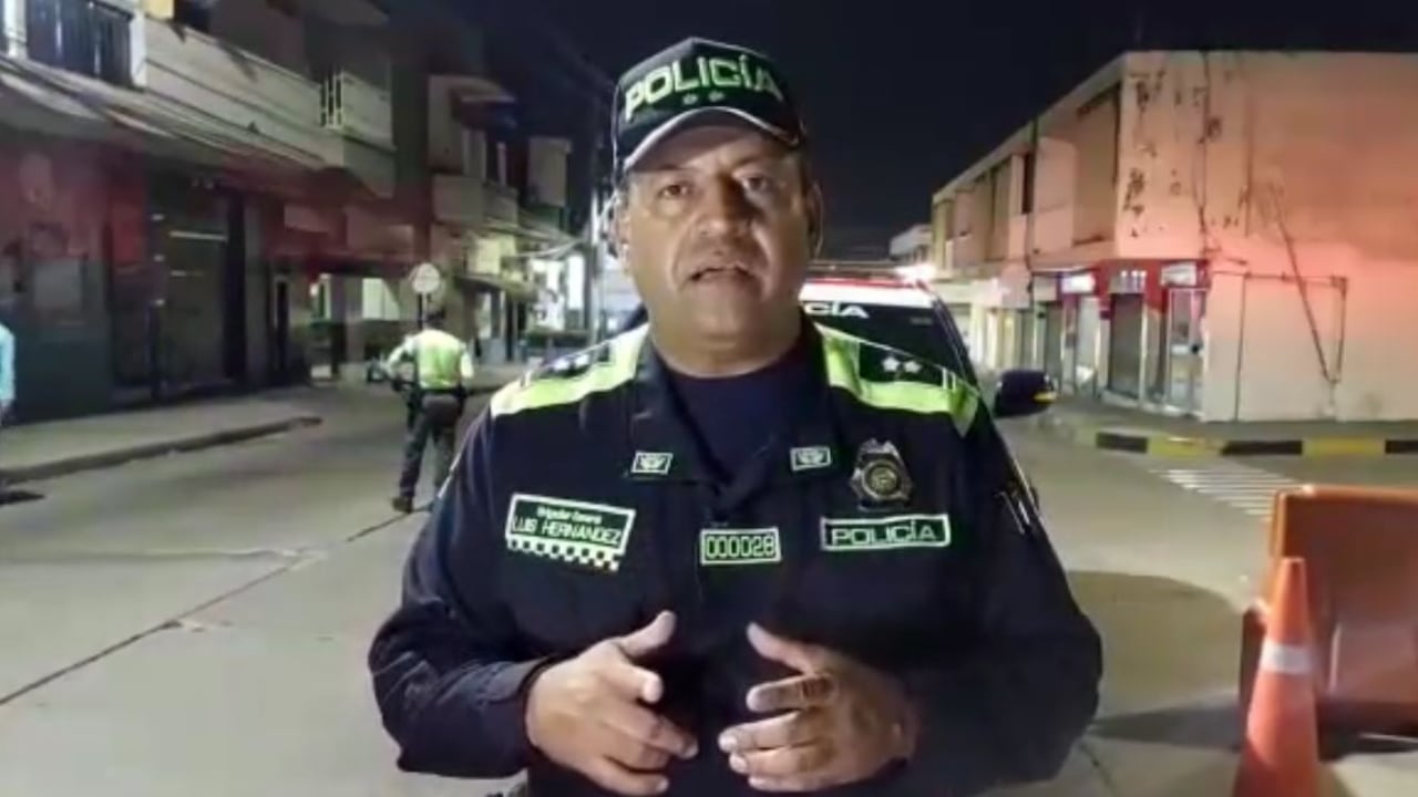 General Luis Carlos Hernández Aldana, comandante de la Policía de Barranquilla