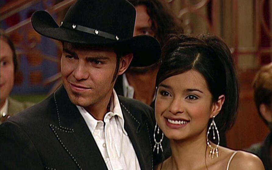 Jimena Elizondo y Óscar Reyes en 'Pasión de gavilanes'