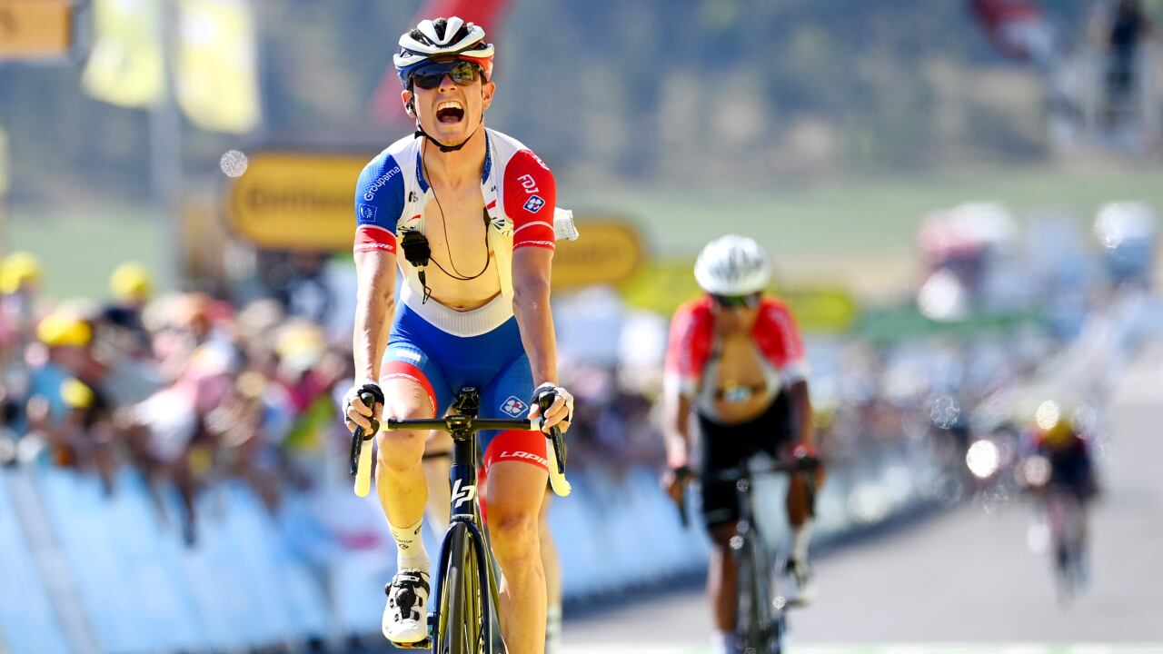 Gaudu logró sacar una luz de diferencia sobre Nairo en el remate de la etapa 17