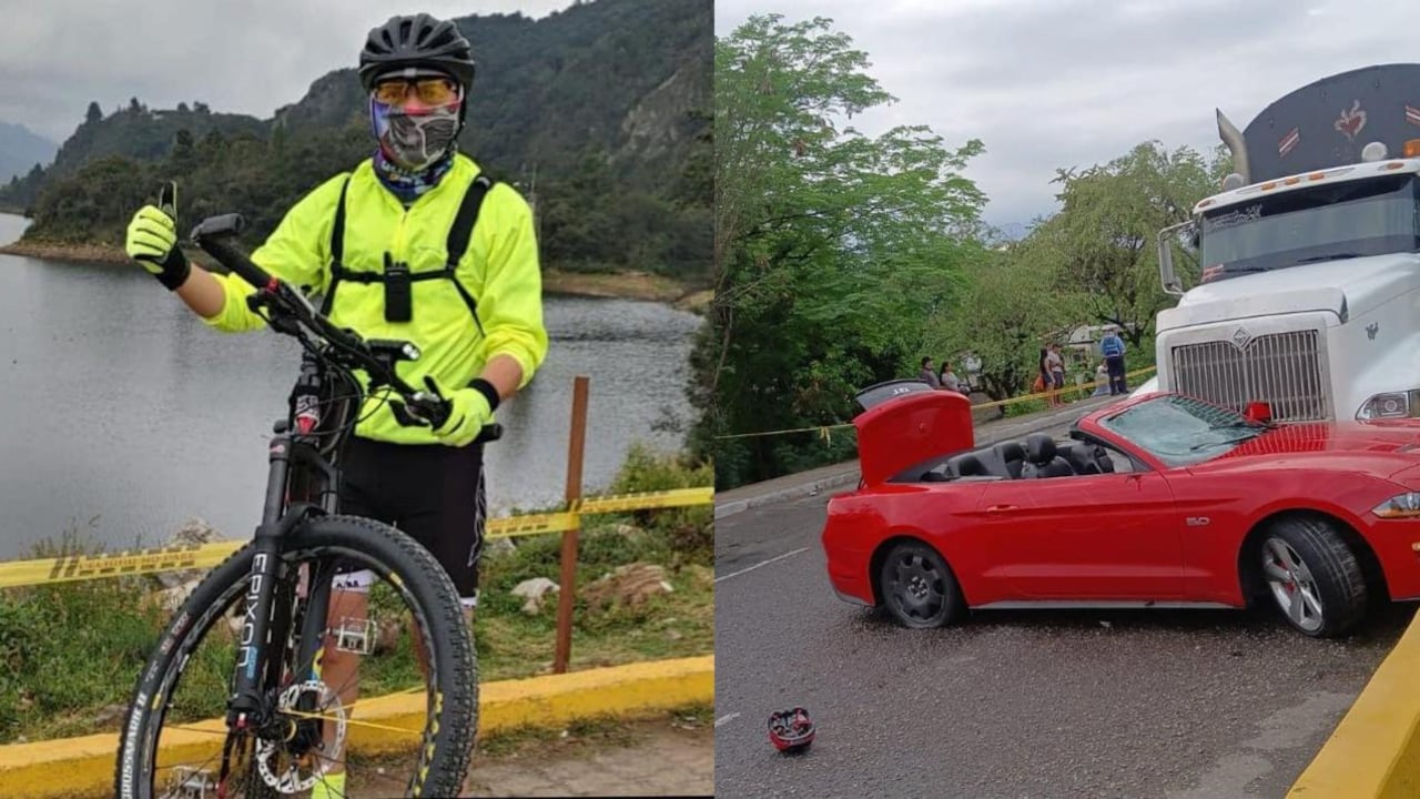 El ciclista Juan Carlos García Sastoque perdió la vida en el lugar del incidente.