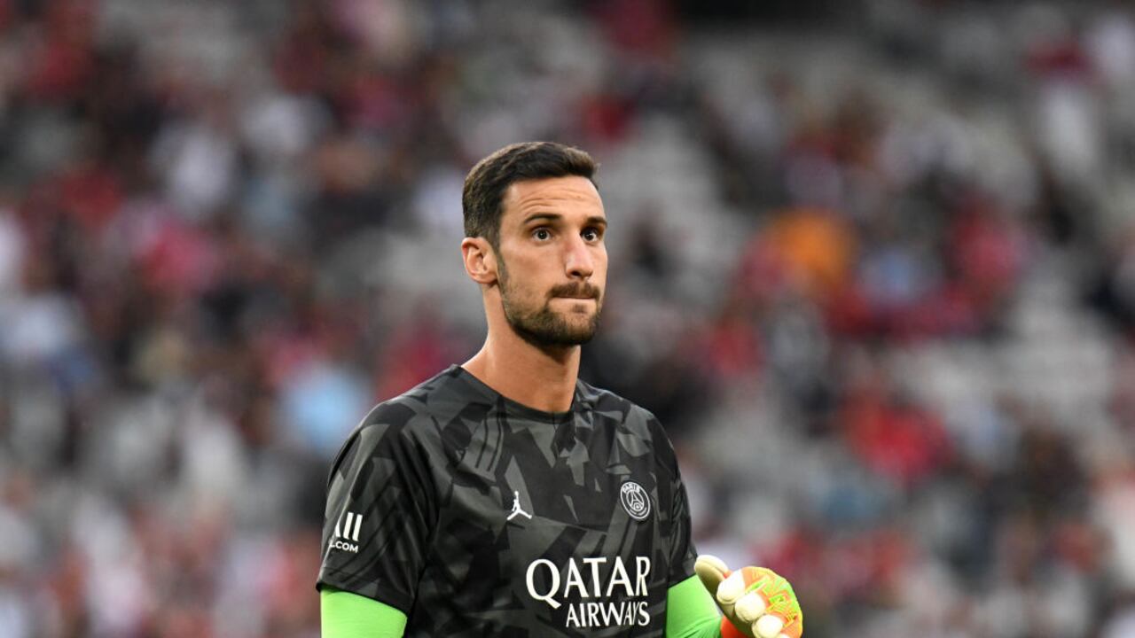 Sergio Rico, portero español del Paris Saint-Germain.