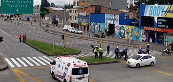 Cierre vial en la calle 26 por protestas en la Universidad Nacional