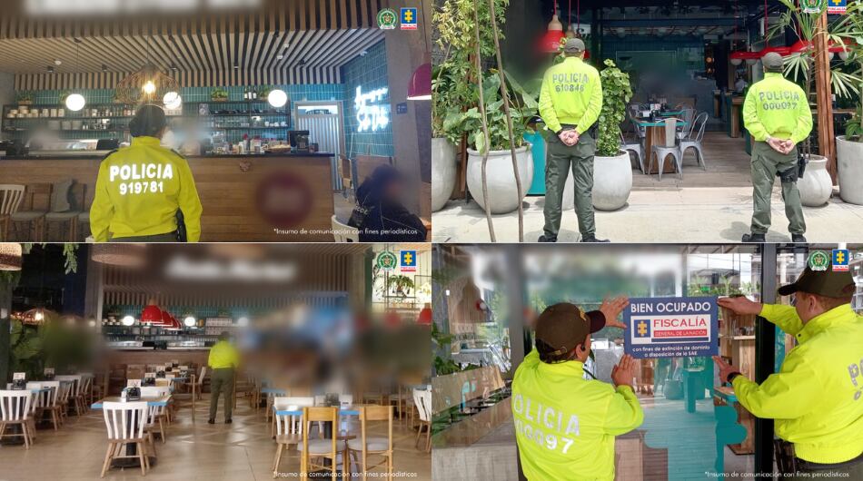 Locales de cadena de restaurantes embargados por Policía y Fiscalía.
