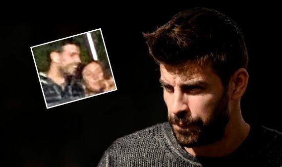 Gerard Piqué fue captado bastante cariñoso con su nueva novia