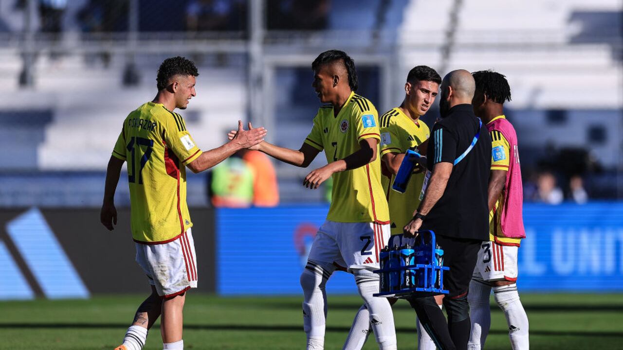 Jugadores de la Selección Colombia en el Mundial Sub-20 de Argentina