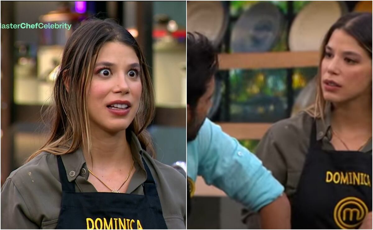 Dominica quedó sorprendida con la grave falta de Alejandro Estrada en la prueba de eliminación de MasterChef Celebrity.