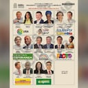 Así quedó la tarjeta electoral para las elecciones presidenciales de 2022.