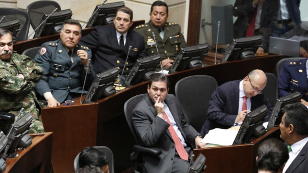 En esta sesión del Congreso, la semana pasada, se aprobó en último debate la mayor parte del articulado de la ley estatutaria que amplía el fuero militar.