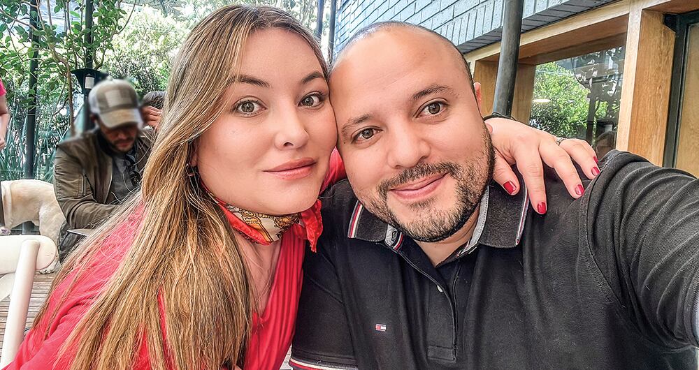 Catalina Suárez y su esposo, Jorge Suárez.