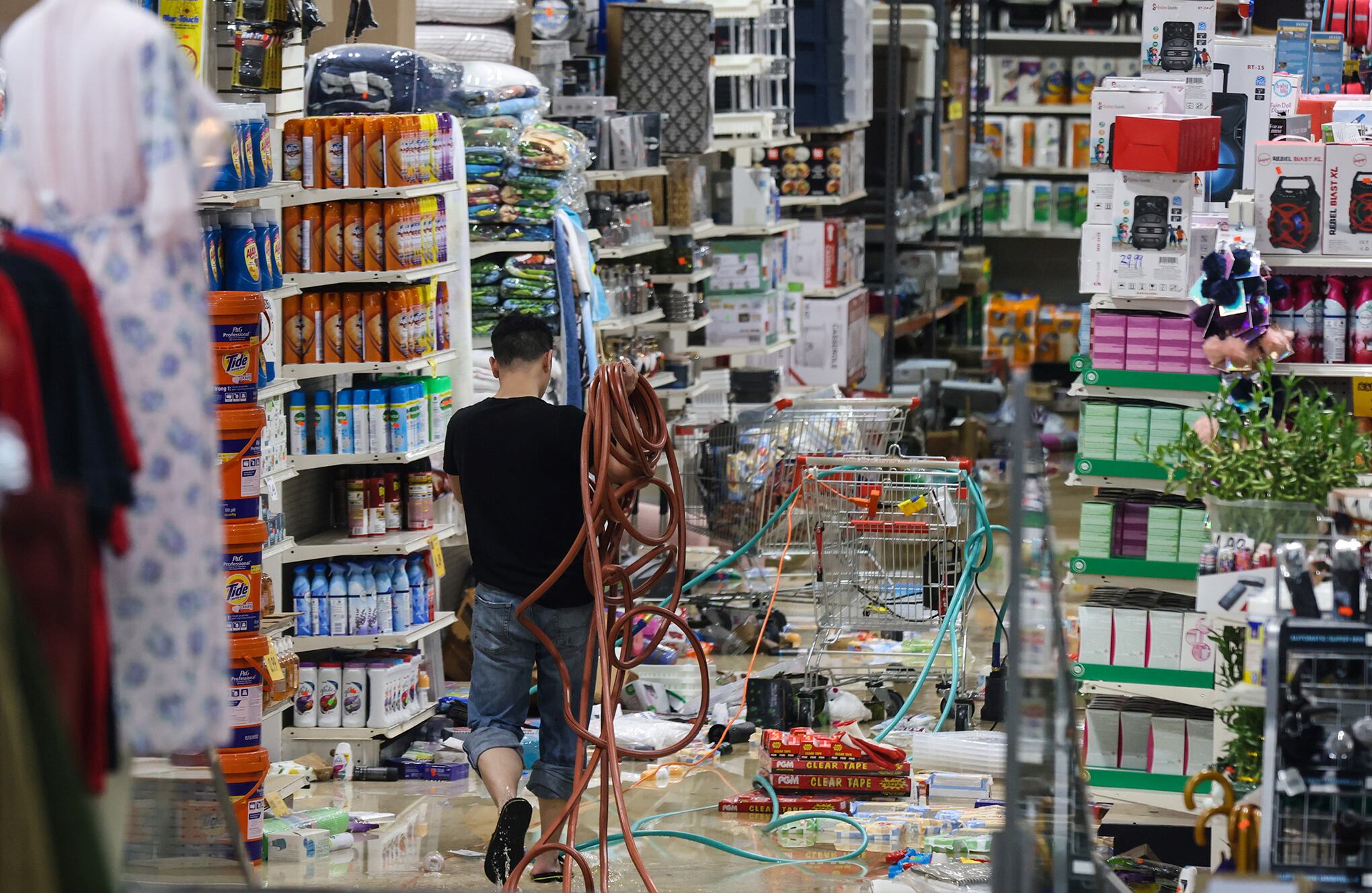 Restos de IDA fotografiado en Nueva York