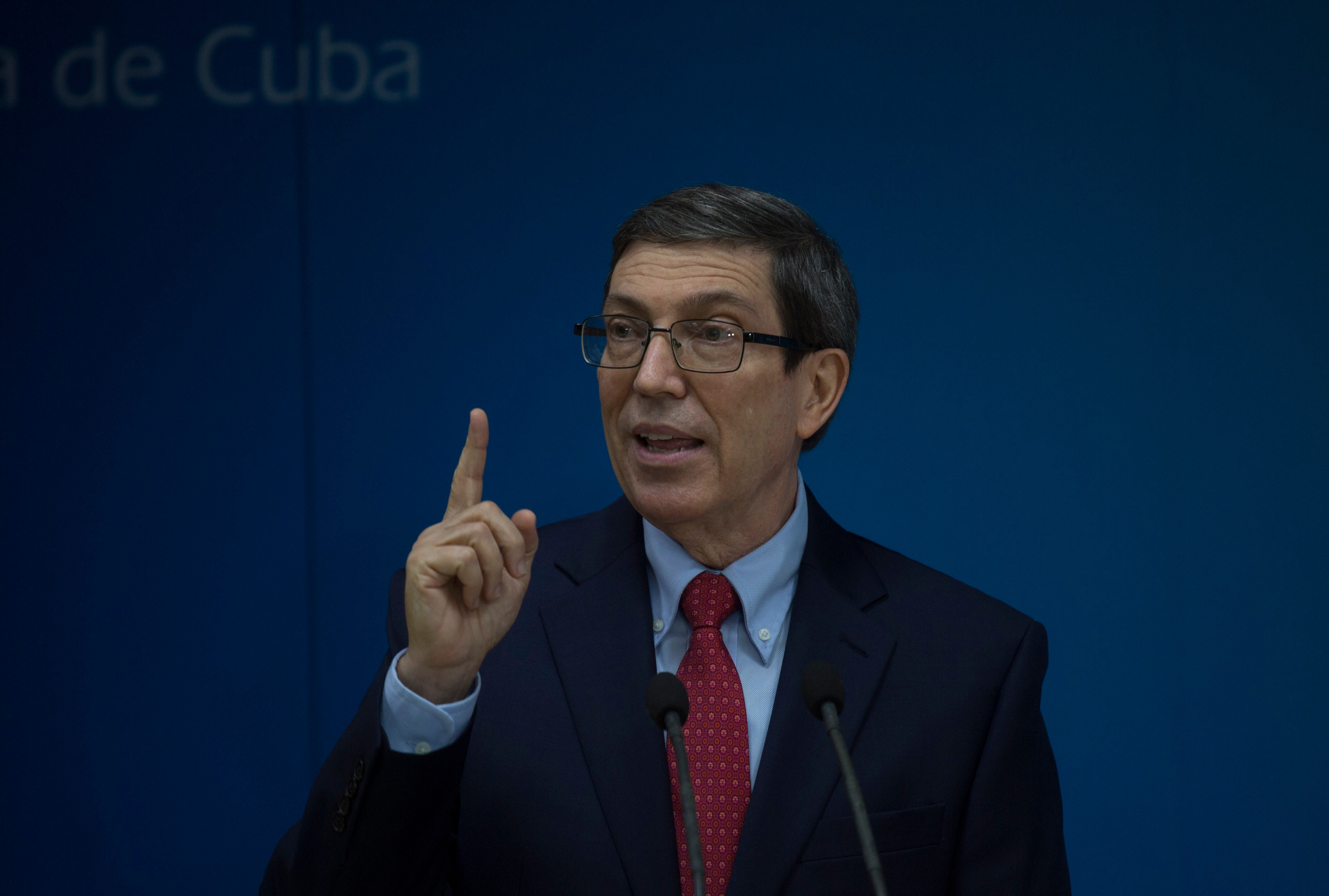 Bruno Rodríguez, canciller de Cuba, AP (Pool AP Photo/Ismael Francisco)