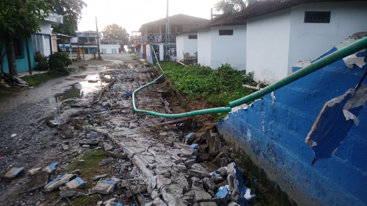 Temblor causó estragos en el corregimiento de Capurganá de Chocó.