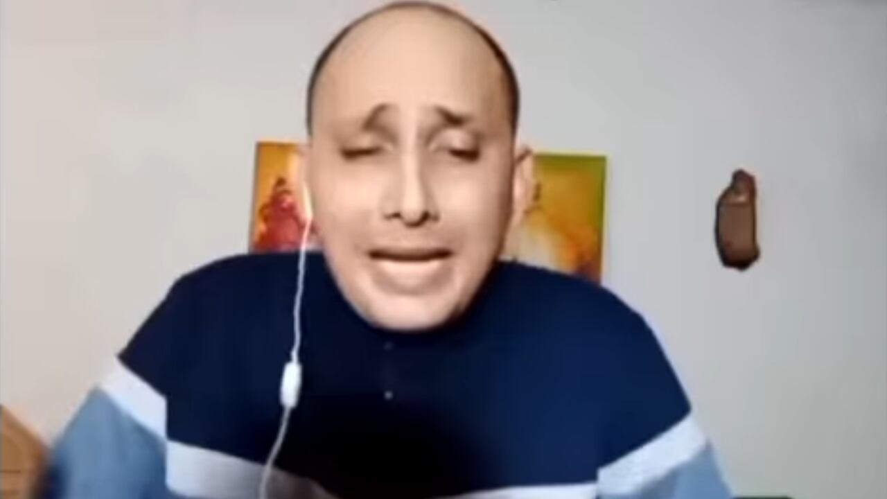 El video del pastor se ha hecho viral en las redes sociales.