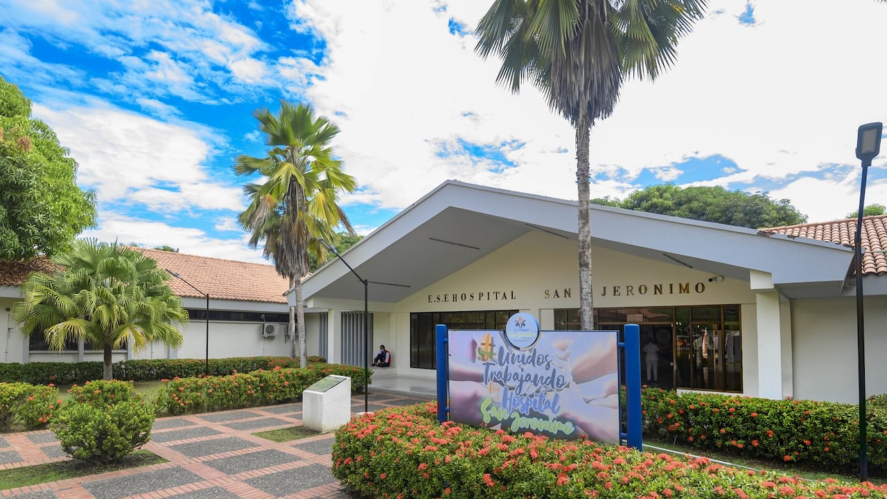Hospital San Jerónimo de Montería. Foto: Twitter @esesanjeronimo
