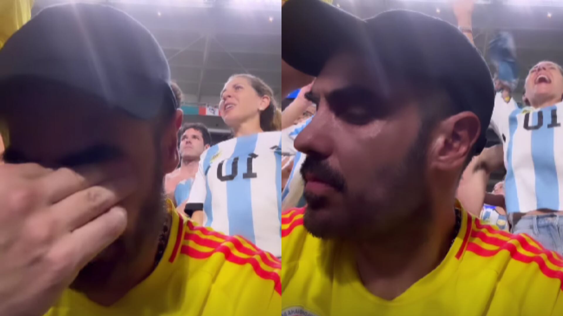 Lincoln Palomeque no ocultó sus sentimientos tras triunfo de Argentina en Copa América.