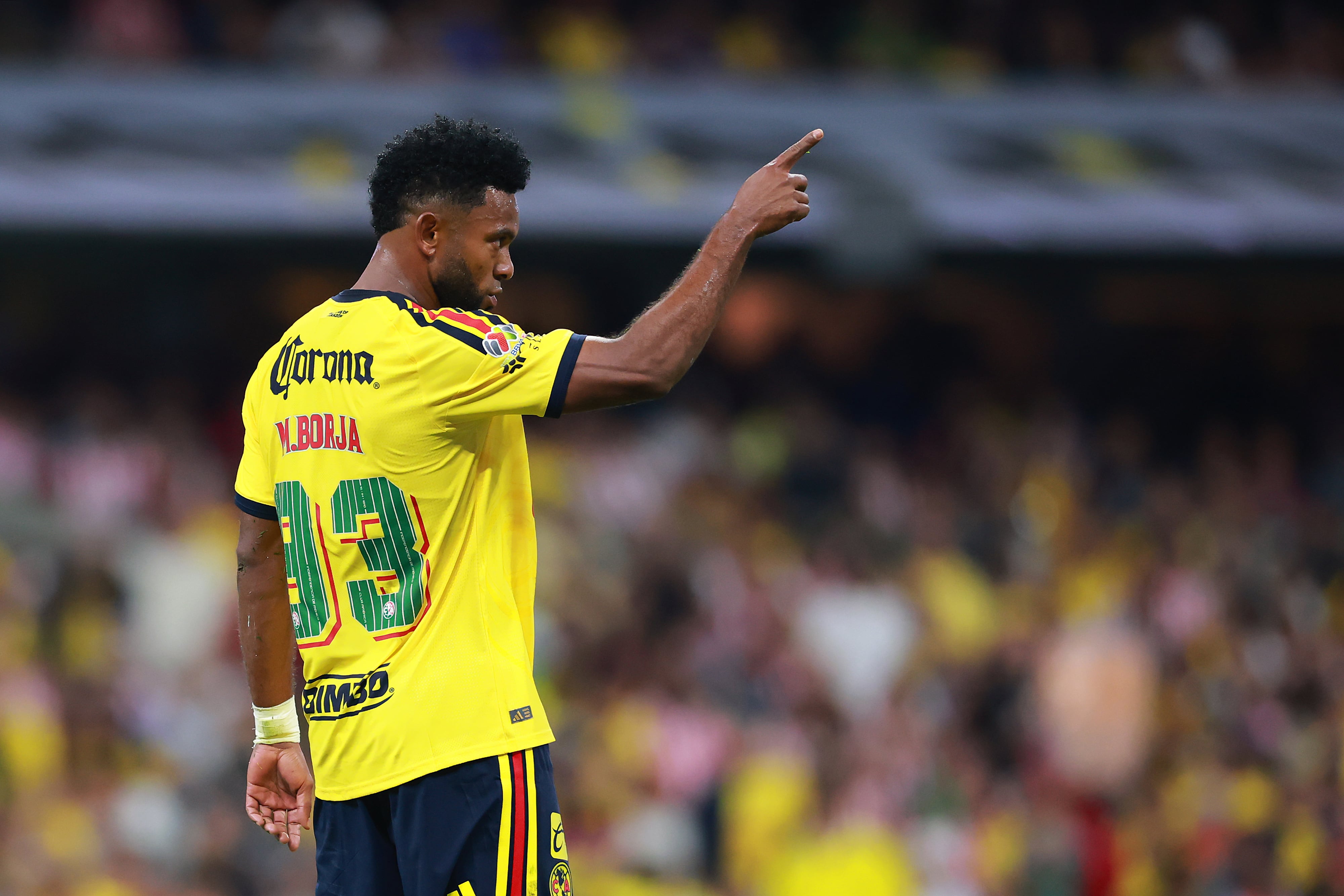 Miguel Ángel Borja, el hombre del momento en Club América de México.