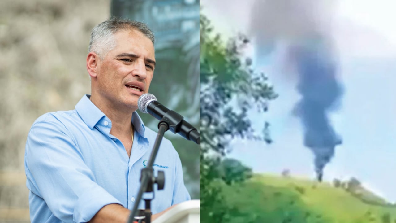 Gobernador de Antioquia, Andrés Julián Rendón, y acción terrorista de las disidencias de las Farc en Amalfi.