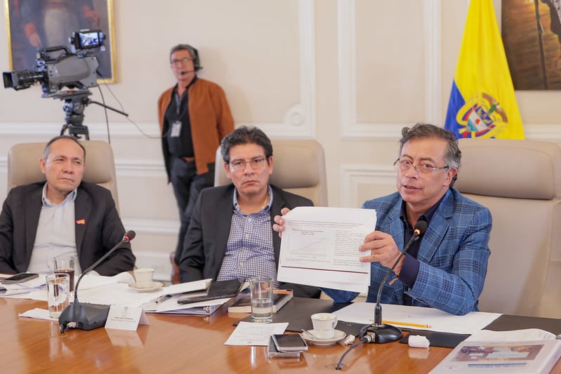 El presidente Gustavo Petro lanzó una denuncia en la más reciente sesión del consejo de ministros.
