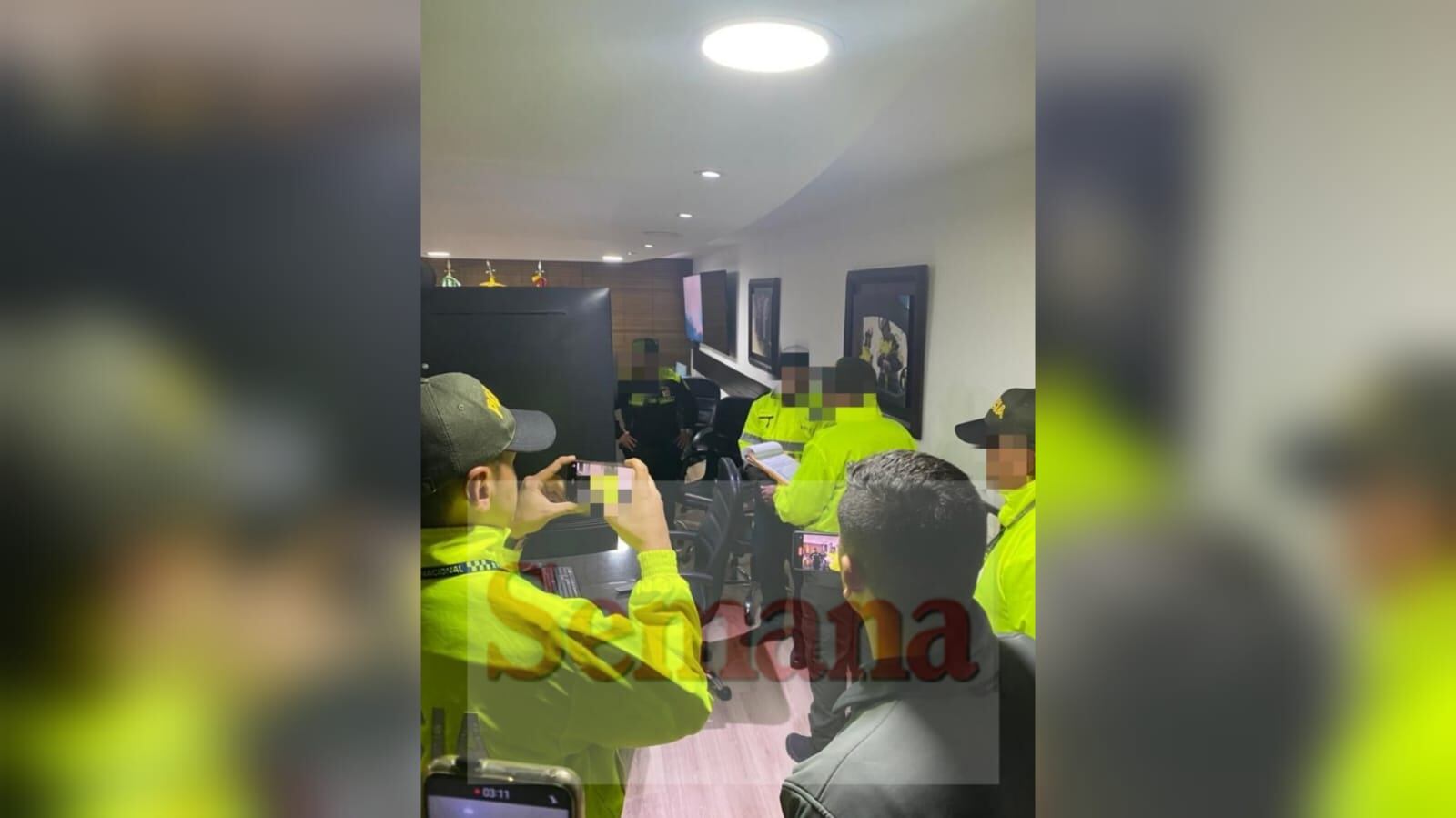 Momento de la captura de un capitán de la policía implicado, presuntamente en la fuga de Matamba.