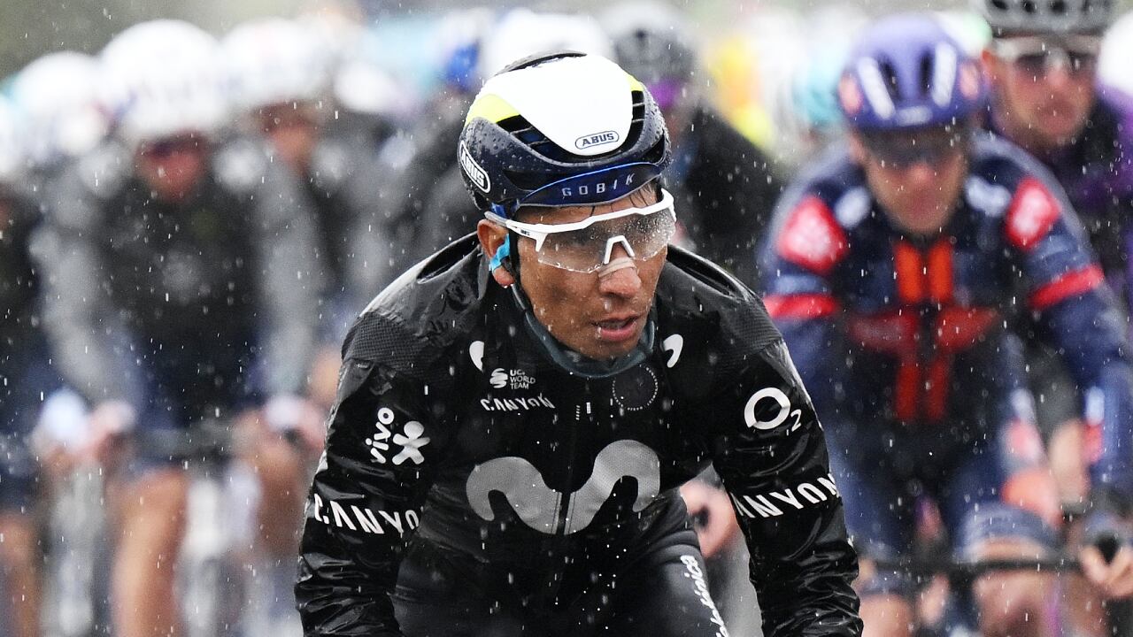Nairo Quintana en la etapa 3 de la Tirreno-Adriático 2025.