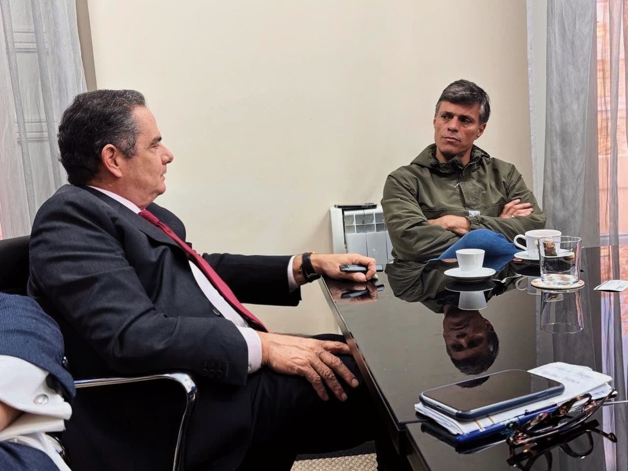 Germán Vargas Lleras se reunió con Leopoldo López en Madrid.