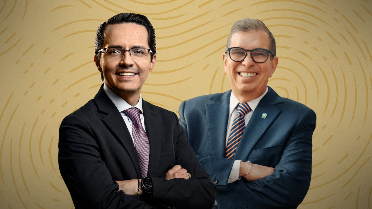 Yesid Lancheros, director general de SEMANA, y Fabio Arjona Hincapié, ministro de Ambiente y Desarrollo Sostenible designado.