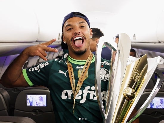 Gabriel Menino, jugador de Palmeiras, contó cómo le fue con la dieta de Cristiano Ronaldo