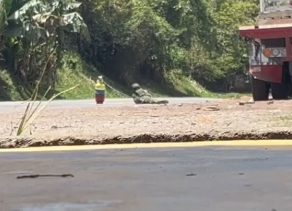 Valerosa acción de un soldado del Ejército en el Cauca.