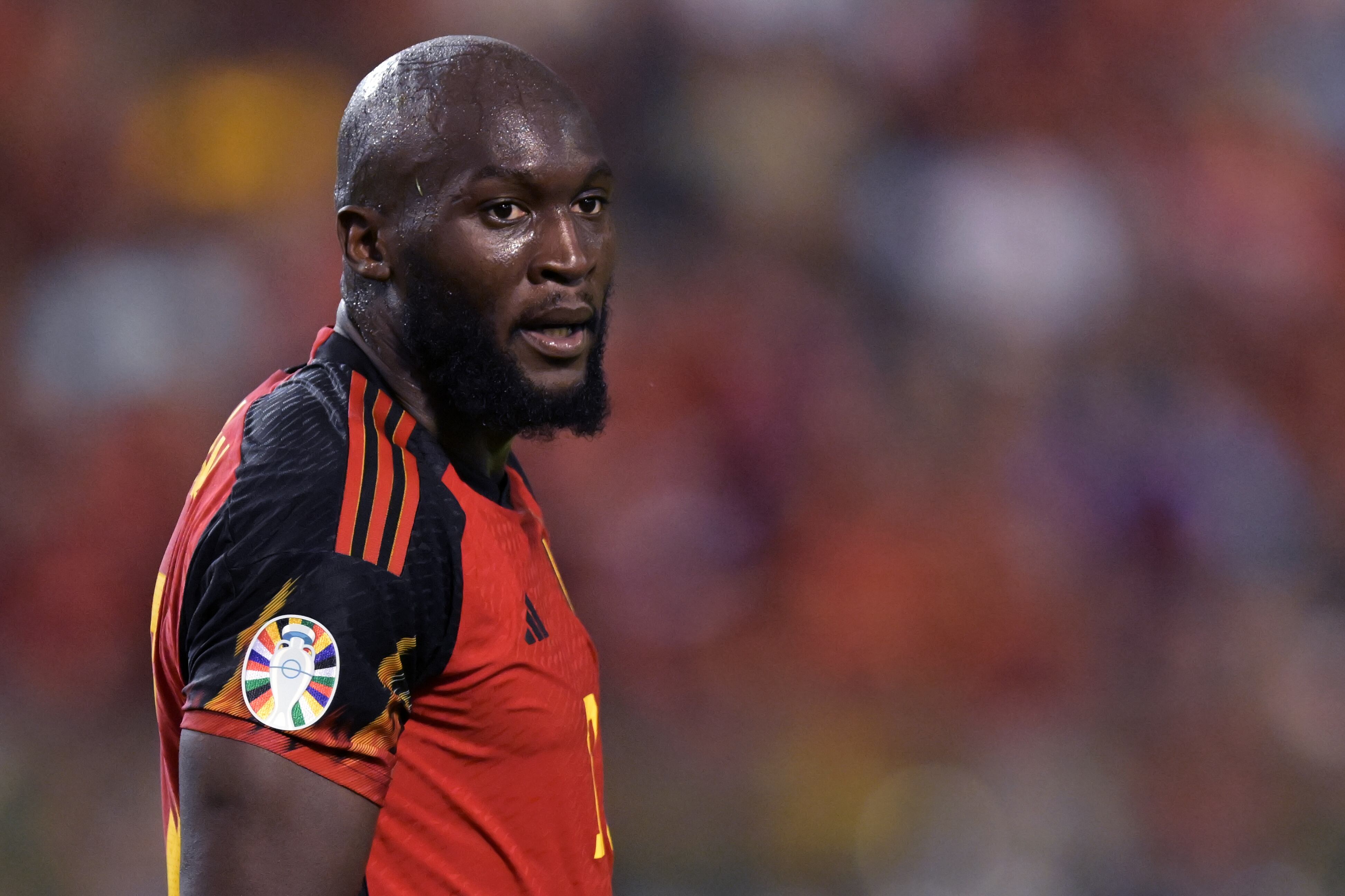 Romelu Lukaku de Bélgica durante el partido de clasificación para la UEFA EURO 2024 entre Bélgica y Austria en el Estadio Rey Balduino el 17 de junio de 2023 en Bruselas, Bélgica. AP | Altura holandesa | GERRIT DE COLONIA (Foto de ANP vía Getty Images)