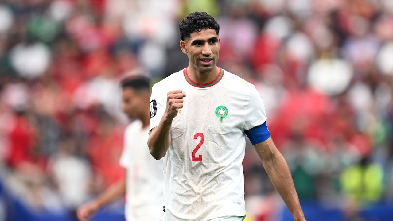 Achraf Hakimi en el Mundial 2026.