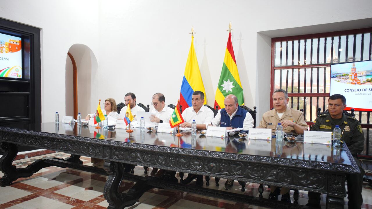 Reunión de seguridad en Cartagena
