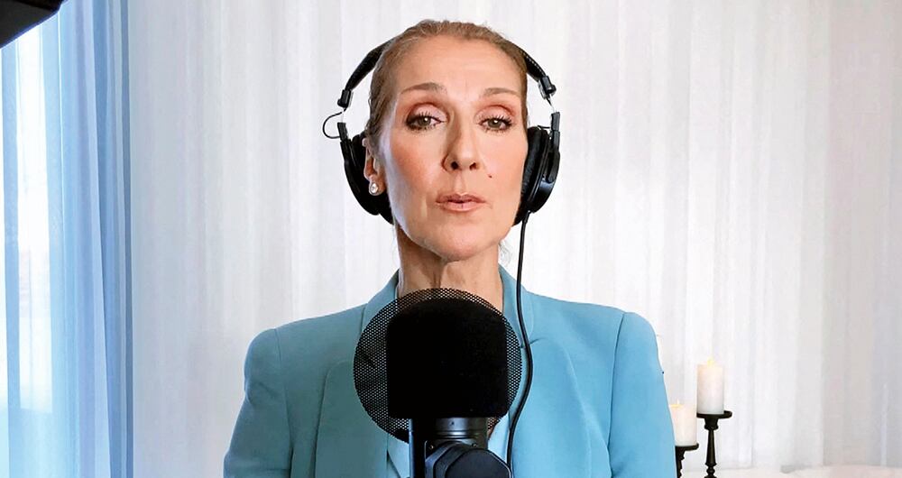 Celine Dion lleva un año sin cantar. 