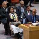 El canciller afirmó tras su intervención en el Consejo de Seguridad que las garantías en seguridad están dadas para que se desarrolle la COP16 en Cali. Foto: Cancillería.