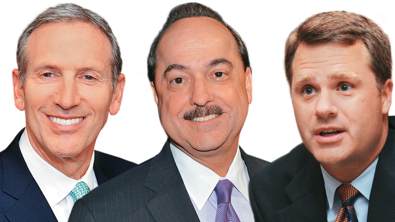 Howard Schultz - Ralph de la Vega - Doug McMillon