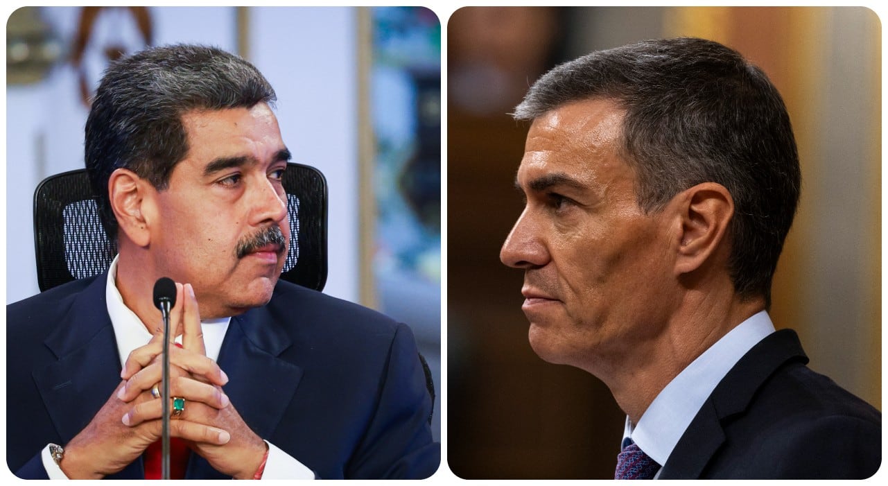 Nicolás Maduro y Pedro Sánchez