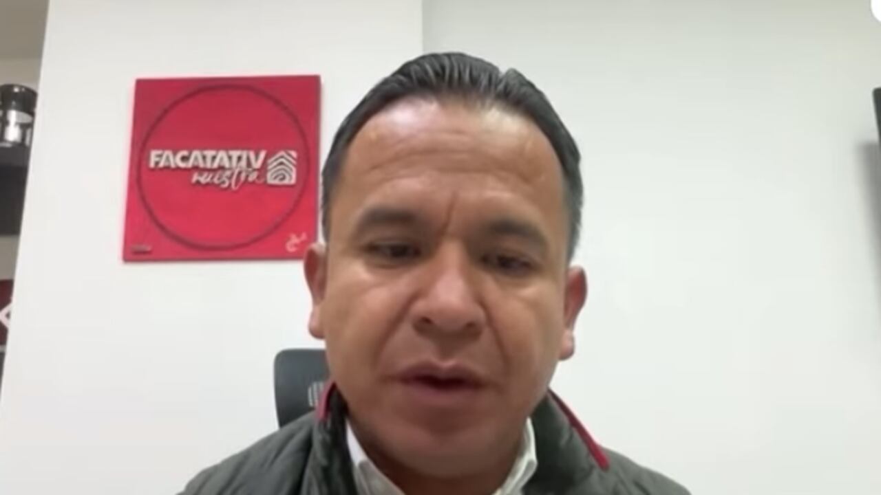 El alcalde de Facatativá, Luis Carlos Casas