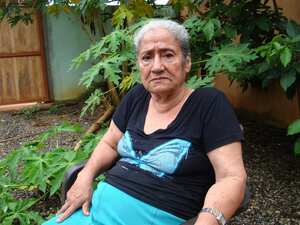 Ana Celsa David, la madre de Otoniel.