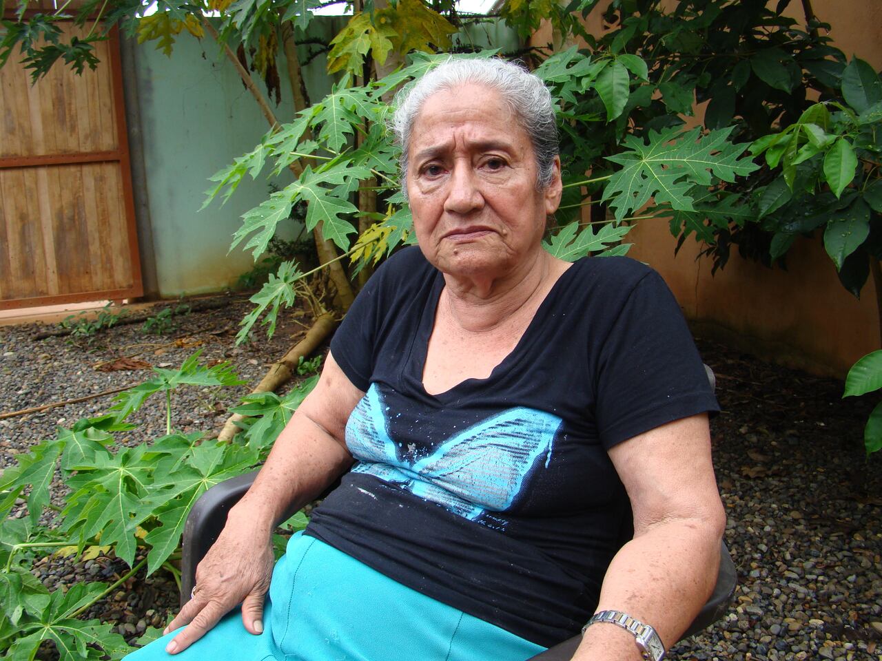 Ana Celsa David, la madre de Otoniel.