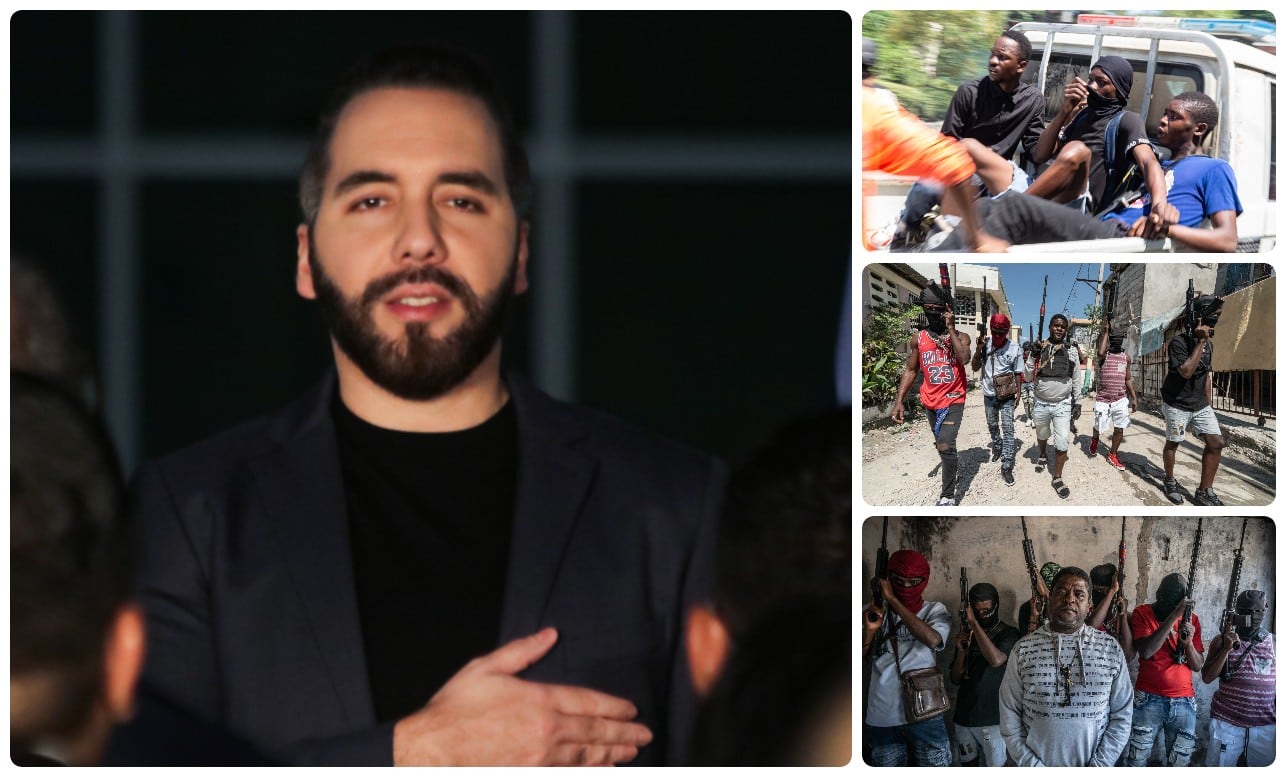 Nayib Bukele envió militares para rescatar a 4 soldados en Haití