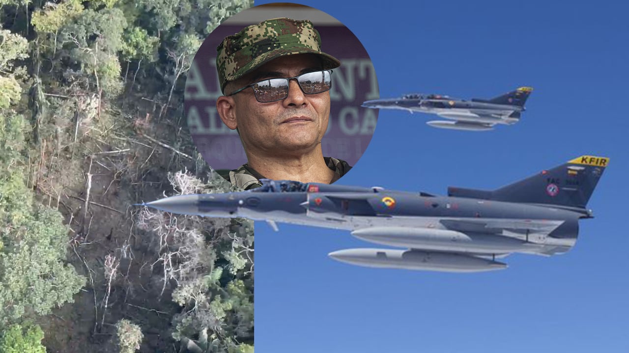 Aviones Kfir participaron en el bombardeo en Guaviare a Iván Mordisco.