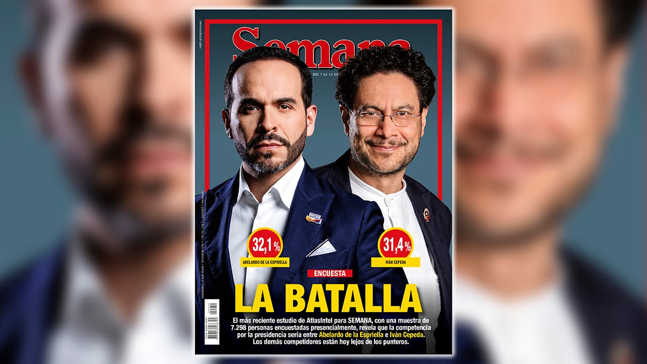 La batalla por la Presidencia sería entre Abelardo de la Espriella e Iván Cepeda, según la encuesta de AtlasIntel para SEMANA. Los demás candidatos están lejos de los punteros