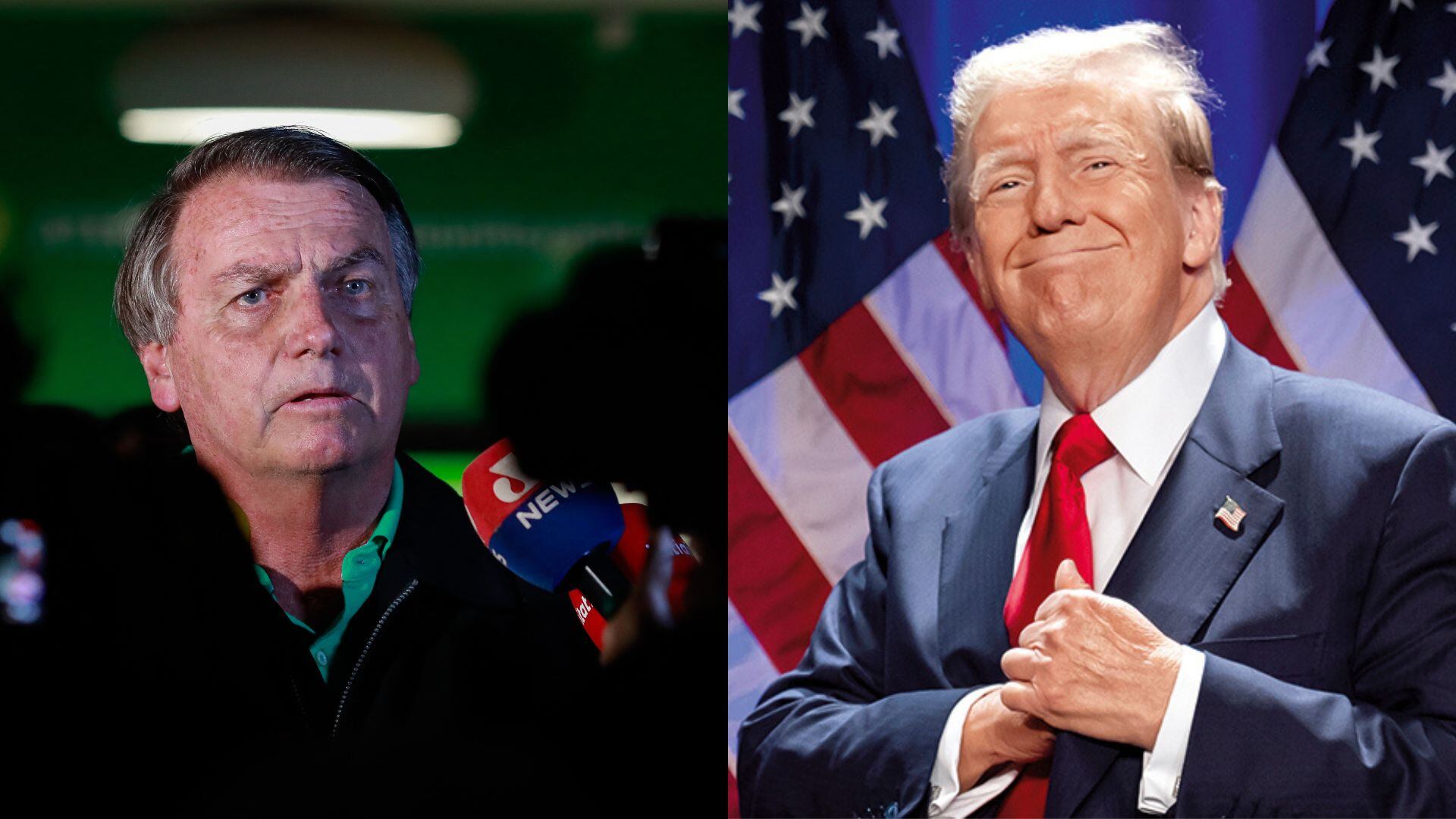 Jair Bolsonaro y Donald Trump.