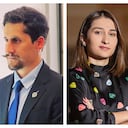 De izquierda a derecha: el cónsul de Colombia en Santiago de Chile, Sebastián Guanumen; la exjefe de Gabinete Laura Sarabia; y la directora del DPS, Cielo Rusinque.