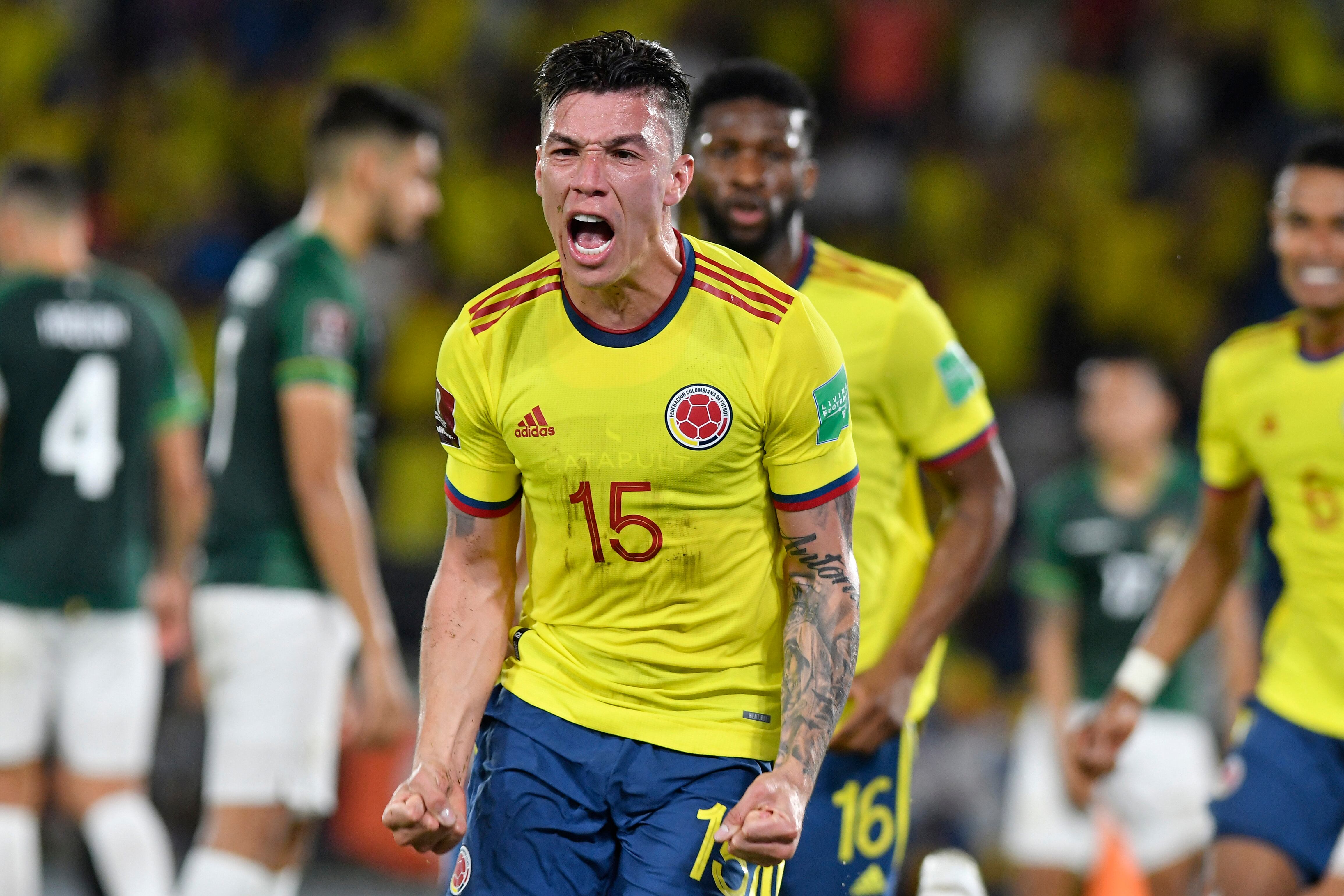 Matheus Uribe marcó el tercer gol de Colombia ante Bolivia