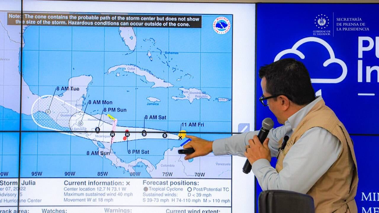 Alerta en el Caribe por cuenta de la tormenta Julia.