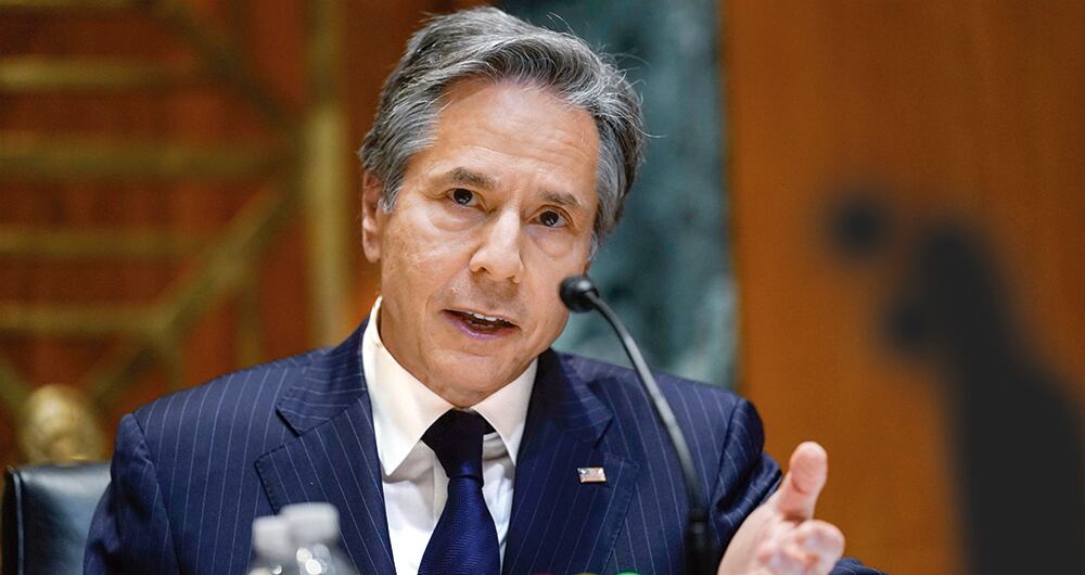 El Secretario de Estados de los Estados Unidos, Anthony Blinken.